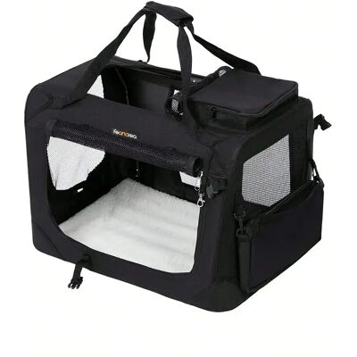 FEANDREA Hundekäfig PDC60H PDC60Z, Hundetasche, faltbar, 60 x 42 x 42 cm, dunkelblau FEANDREA Hundekäfig PDC60H PDC60Z, Hundetasche, faltbar, 60 x 42 x 42 cm, dunkelblau