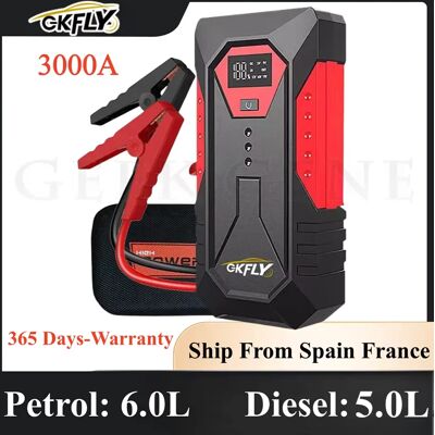 GKFLY 2000A 3000A 4000A Auto Starthilfe Big Power Bank Auto Batterie Booster 12V Auto Start Gerät für Benzin 6,0 L Diesel 5,0 L GKFLY 2000A 3000A 4000A Auto Starthilfe Big Power Bank Auto Batterie Booster 12V Auto Start Gerät für Benzin 6,0 L Diesel 5,0 L