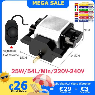 JUICEASE - 25W - 220-240V - Luftunterstützungspumpe JUICEASE - 25W - 220-240V - Luftunterstützungspumpe