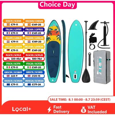 FunWater aufblasbares Stand-Up-Paddle-Board, Paddling-Board, Surfbrett, Surf-Sup-Board, 320–385 cm, rutschfestes Wassersport-Paddle-Board FunWater aufblasbares Stand-Up-Paddle-Board, Paddling-Board, Surfbrett, Surf-Sup-Board, 320–385 cm, rutschfestes Wassersport-Paddle-Board