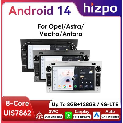 Hizpo Carplay 4G-LTE 8Core 2Din Android Autoradio GPS - Für Opel Modelle Hizpo Carplay 4G-LTE 8Core 2Din Android Autoradio GPS - Für Opel Modelle