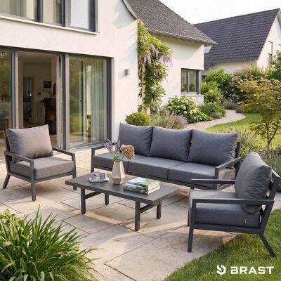 BRAST Alu Gartenmöbel Lounge Set ADRIA Casa BRAST Alu Gartenmöbel Lounge Set ADRIA Casa