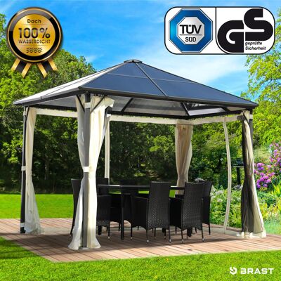 Brast Alu Gartenpavillon SUMMERDREAM 3x3m beige Brast Alu Gartenpavillon SUMMERDREAM 3x3m beige