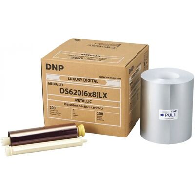 DNP Papier Metallic 1 Rolle je 200 St. 15x20cm für DS620 DNP Papier Metallic 1 Rolle je 200 St. 15x20cm für DS620