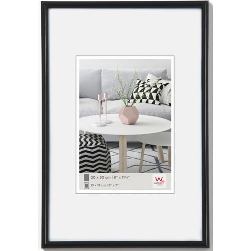 Walther Kunststoffrahmen KB835H Galeria 28x35cm schwarz