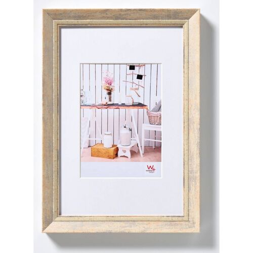 Walther Kunststoffrahmen EL015H Chalet 10x15cm natur