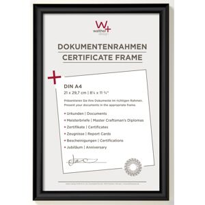 Walther Kunststoffrahmen Trendstyle KP130B 21x29,7cm schwarz Walther Kunststoffrahmen Trendstyle KP130B 21x29,7cm schwarz