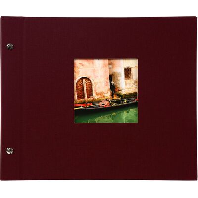 Goldbuch Schraubalbum Bella Vista bordeaux 26892 weiße Seiten 30x25cm Goldbuch Schraubalbum Bella Vista bordeaux 26892 weiße Seiten 30x25cm