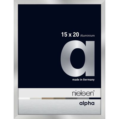 Nielsen Premium Alpha Silber Fotolijst - 15x20 cm Nielsen Premium Alpha Silber Fotolijst - 15x20 cm