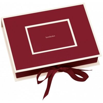 Semikolon 352512 Kleine Fotobox burgundy Semikolon 352512 Kleine Fotobox burgundy