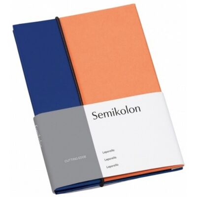 Semikolon Leporello 364857 cobalt peach Semikolon Leporello 364857 cobalt peach