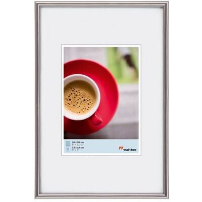 Walther Kunststoffrahmen KD430H Galeria 24x30cm stahl Walther Kunststoffrahmen KD430H Galeria 24x30cm stahl