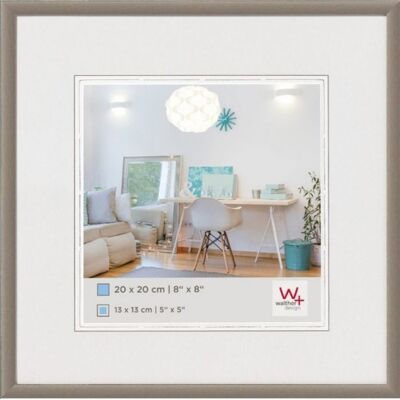 Walther Kunststoffrahmen KV010D New Lifestyle 10x10cm stahl Walther Kunststoffrahmen KV010D New Lifestyle 10x10cm stahl