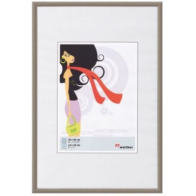 Walther Kunststoffrahmen KV050D New Lifestyle 40x50cm stahl Walther Kunststoffrahmen KV050D New Lifestyle 40x50cm stahl