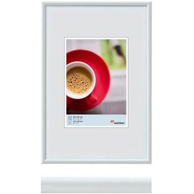 Walther Kunststoffrahmen KW130H Galeria 21x30cm weiß Walther Kunststoffrahmen KW130H Galeria 21x30cm weiß