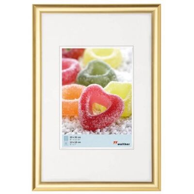 Walther KunststoffrahmenTrendstyle KP824G 18x24cm gold Walther KunststoffrahmenTrendstyle KP824G 18x24cm gold