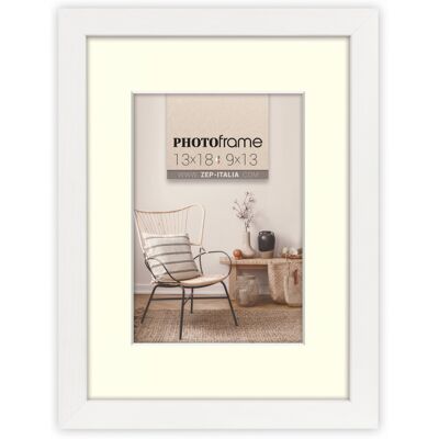 ZEP Holzrahmen V4534W Malmo White 30x40cm weiss ZEP Holzrahmen V4534W Malmo White 30x40cm weiss