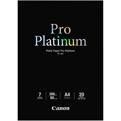 Canon PT-101 Pro Platinum A4 20 Blatt 300g Canon PT-101 Pro Platinum A4 20 Blatt 300g