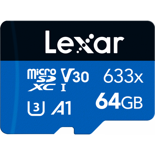 Lexar microSD UHS-I 64GB V30 633x