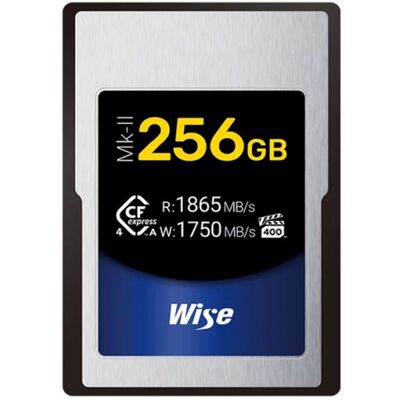 Wise CFexpress 4.0 Type A 256GB 1865MB/s Mk-II Wise CFexpress 4.0 Type A 256GB 1865MB/s Mk-II
