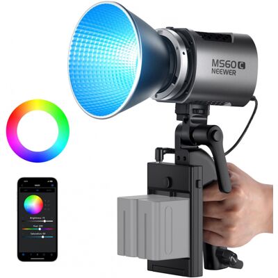 Neewer MS60C RGB LED-Dauerlicht - LED Video Light Neewer MS60C RGB LED-Dauerlicht - LED Video Light
