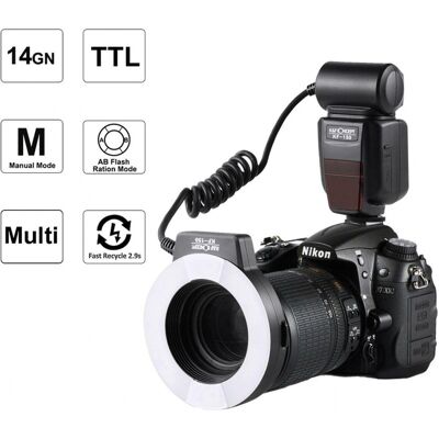 K&F Concept TTL Macro Ring Blitz für Nikon K&F Concept TTL Macro Ring Blitz für Nikon