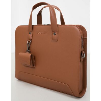 Loulex Briefcase brown Loulex Briefcase brown