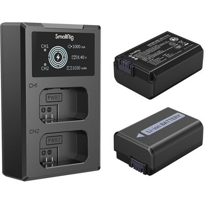 SmallRig 3818 NP-FW50 Akku+Ladegerät-Kit SmallRig 3818 NP-FW50 Akku+Ladegerät-Kit