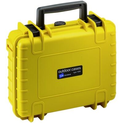 B&W Case Type 1000 RPD gelb mit Facheinteilung B&W Case Type 1000 RPD gelb mit Facheinteilung