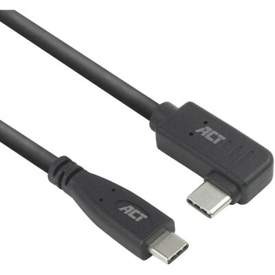 ACT USB 3.0 USB-C an USB-C Right-Angle 3 Meter ACT USB 3.0 USB-C an USB-C Right-Angle 3 Meter