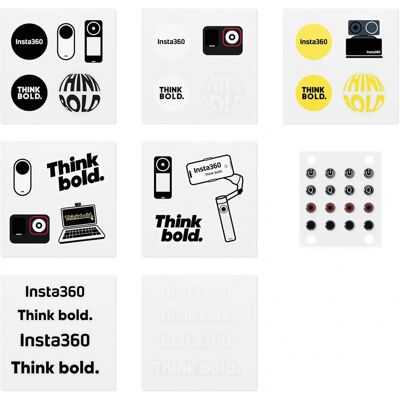 INSTA360 Button Sticker Set Dealpreis INSTA360 Button Sticker Set Dealpreis
