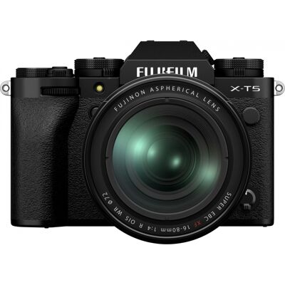 Fujifilm X-T5 + XF16-80mm f4 R OIS WR schwarz Fujifilm X-T5 + XF16-80mm f4 R OIS WR schwarz