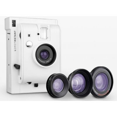 Lomography Lomo'Instant Mini White + 3 Objektive Lomography Lomo'Instant Mini White + 3 Objektive