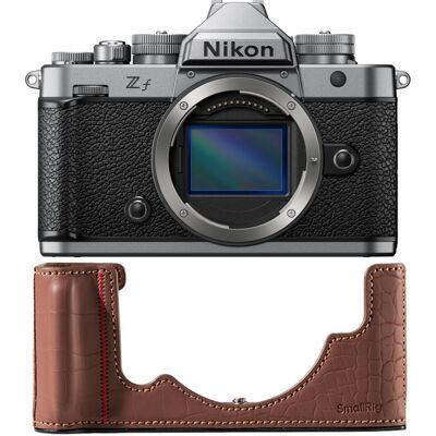 Nikon Zf Gehäuse silber + SmallRig Lederetui Nikon Zf Gehäuse silber + SmallRig Lederetui