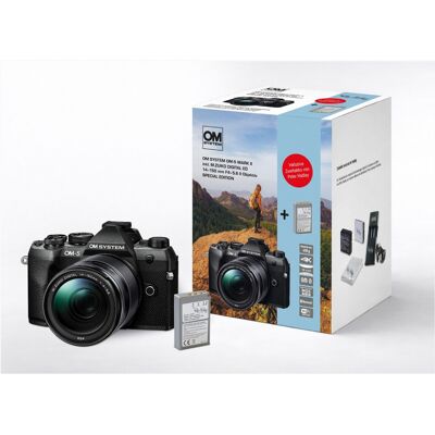 OM SYSTEM OM-5 II schwarz + 14-150mm II + Peter Hadley BLS-5 Akku OM SYSTEM OM-5 II schwarz + 14-150mm II + Peter Hadley BLS-5 Akku