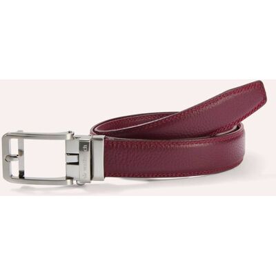 Walbusch Leder Automatic Gürtel, , Farbe Rot, 100 cm, stufenlos verstellbar hochwertige Metallschließe Damen Walbusch Leder Automatic Gürtel, , Farbe Rot, 100 cm, stufenlos verstellbar hochwertige Metallschließe Damen