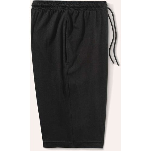 Walbusch 24/7 Hose kurz, normale Größen, Farbe Schwarz, 54, reine, atmungsaktive Baumwolle verstellbarer Gummibund Herren