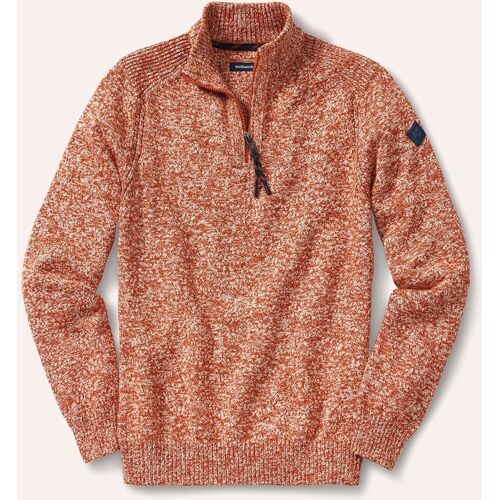 Walbusch Flammgarn-Troyer, , Farbe Orange, 54, hautfreundliche Baumwolle lebendiges Effektgarn Herren