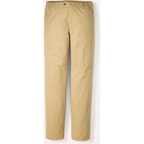 Walbusch Relaxbundhose 2.0, Regular Fit#normale Größen, Farbe Gelb, 32, Relax-Bund (ca. 10 cm dehnbar) mit Sicherheitstasche Herren