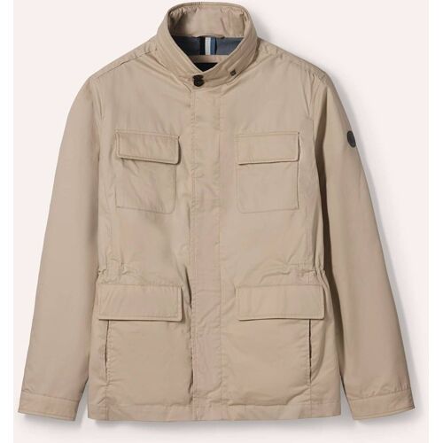 Walbusch Multitaschen Jacke, normale Größen#untersetzte Größen, Farbe Beige, 26, extra viel Stauraum atmungsaktive Baumwolle Herren