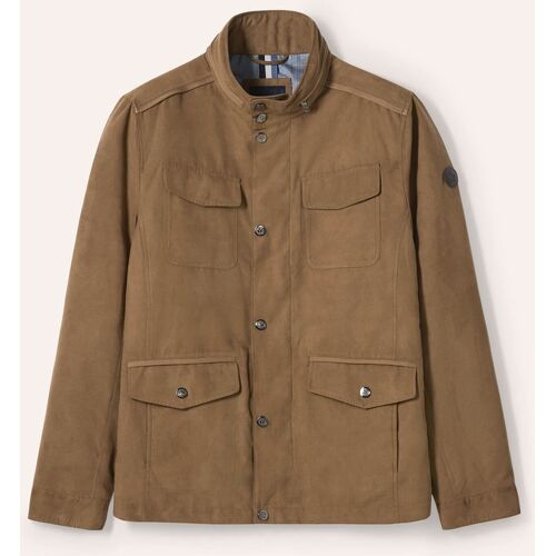 Walbusch Ultraskin Multitaschen Jacke, normale Größen#untersetzte Größen, Farbe Braun, 31, weich wie Veloursleder 9 Taschen: extra viel Stauraum Herren