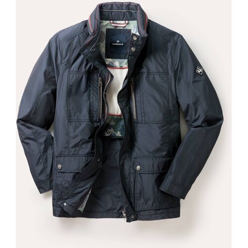 Walbusch Expeditionsjacke, normale Größen#untersetzte Größen, Farbe Blau, 62, wiegt nur 600 Gramm pflegeleicht Herren