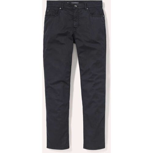 Walbusch Ultraleicht Five Pocket, Regular Fit#normale Größen#untersetzte Größen, Farbe Blau, 56, federleicht bequemer Baumwollstretch Herren