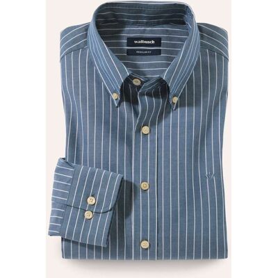 Walbusch Hemd aus Royal-Oxford, Regular Fit#noch offen: Größenlauf, Farbe Blau, 45/46, hochwertiger Royal-Oxford gerader Regular Fit Herren Walbusch Hemd aus Royal-Oxford, Regular Fit#noch offen: Größenlauf, Farbe Blau, 45/46, hochwertiger Royal-Oxford gerader Regular Fit Herren