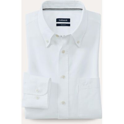 Walbusch Premium Oxford-Hemd, Regular Fit#noch offen: Größenlauf, Farbe Weiß, 41/42, legerer Oxford Kent-Kragen Button-down Herren Walbusch Premium Oxford-Hemd, Regular Fit#noch offen: Größenlauf, Farbe Weiß, 41/42, legerer Oxford Kent-Kragen Button-down Herren