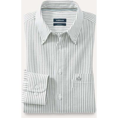 Walbusch Premium Oxford-Hemd, Regular Fit#noch offen: Größenlauf, Farbe Grün, 47/48, legerer Oxford Kent-Kragen Button-down Herren Walbusch Premium Oxford-Hemd, Regular Fit#noch offen: Größenlauf, Farbe Grün, 47/48, legerer Oxford Kent-Kragen Button-down Herren