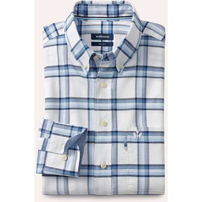 Walbusch Premium Oxford-Hemd, Regular Fit#noch offen: Größenlauf, Farbe Blau, 45/46, legerer Oxford Kent-Kragen Button-down Herren Walbusch Premium Oxford-Hemd, Regular Fit#noch offen: Größenlauf, Farbe Blau, 45/46, legerer Oxford Kent-Kragen Button-down Herren