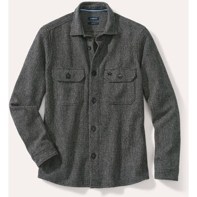 Walbusch Hemd-Jacke Woll-Mix, Regular Fit#noch offen: Größenlauf, Farbe Schwarz, 54, moderne Hemd-Jacke mit Kent-Kragen Herren Walbusch Hemd-Jacke Woll-Mix, Regular Fit#noch offen: Größenlauf, Farbe Schwarz, 54, moderne Hemd-Jacke mit Kent-Kragen Herren