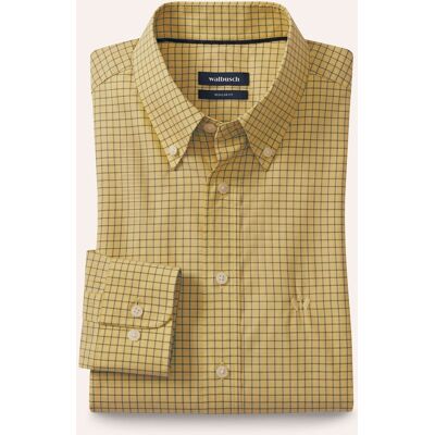 Walbusch Soft-Cotton Hemd, Regular Fit#noch offen: Größenlauf, Farbe Gelb, 45/46, extra feine Baumwolle Kent-Kragen Button-down Herren Walbusch Soft-Cotton Hemd, Regular Fit#noch offen: Größenlauf, Farbe Gelb, 45/46, extra feine Baumwolle Kent-Kragen Button-down Herren