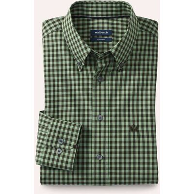 Walbusch Soft-Cotton Hemd, Regular Fit#noch offen: Größenlauf, Farbe Grün, 47/48, extra feine Baumwolle Kent-Kragen Button-down Herren Walbusch Soft-Cotton Hemd, Regular Fit#noch offen: Größenlauf, Farbe Grün, 47/48, extra feine Baumwolle Kent-Kragen Button-down Herren